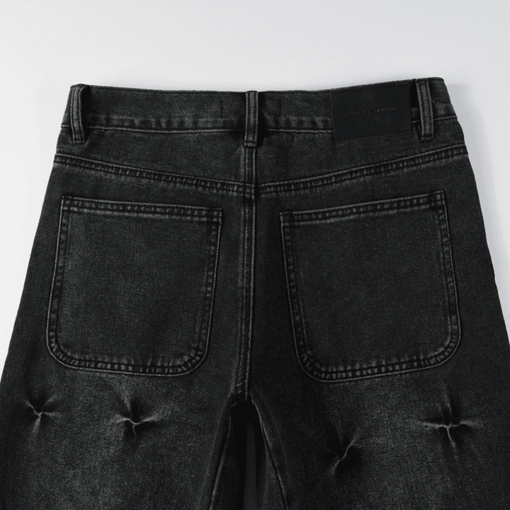 Purple Flared Black Jeans - Novell "Fashion"