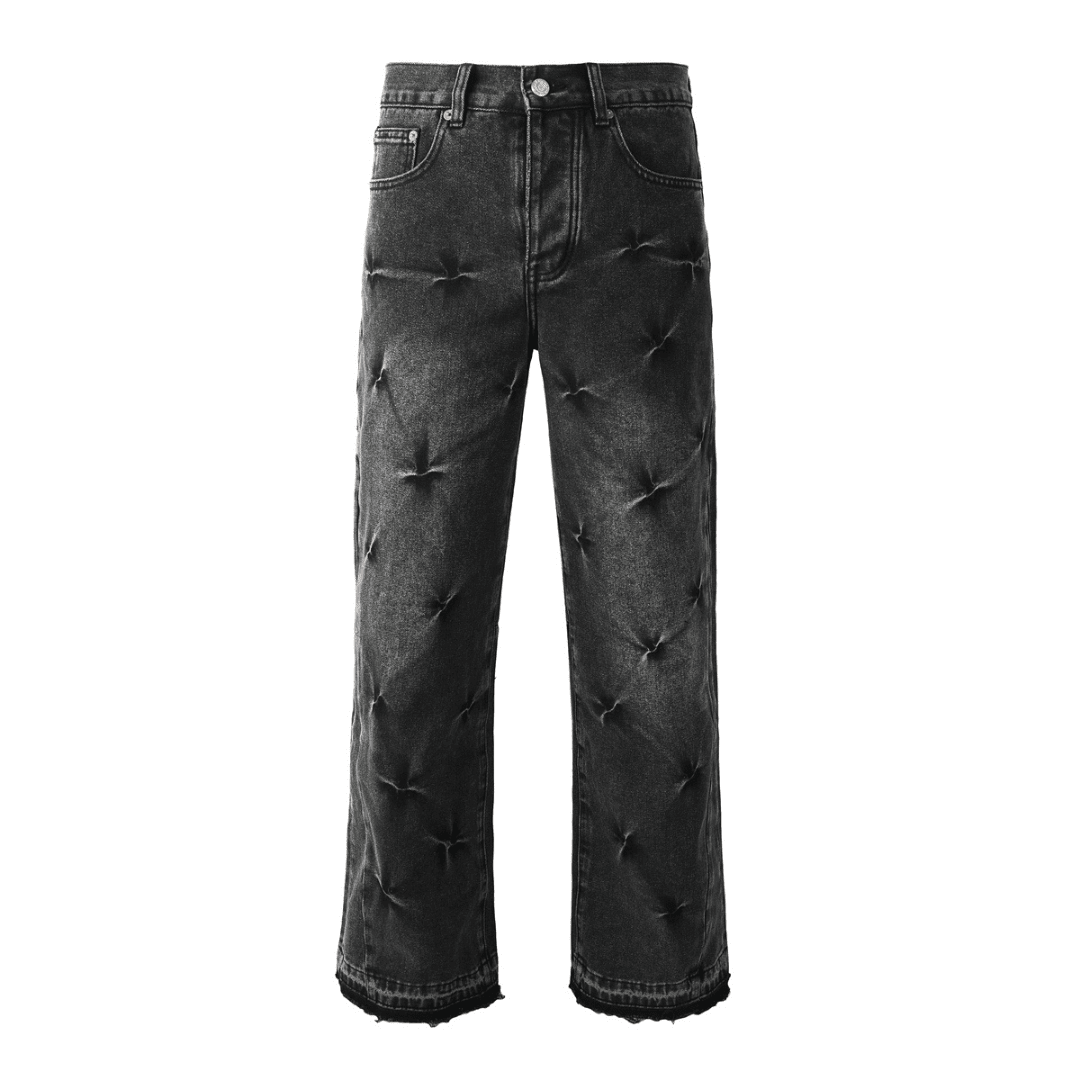 Purple Flared Black Jeans - Novell "Fashion"
