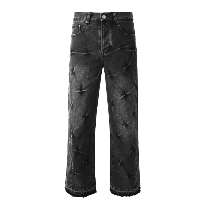 Purple Flared Black Jeans - Novell "Fashion"