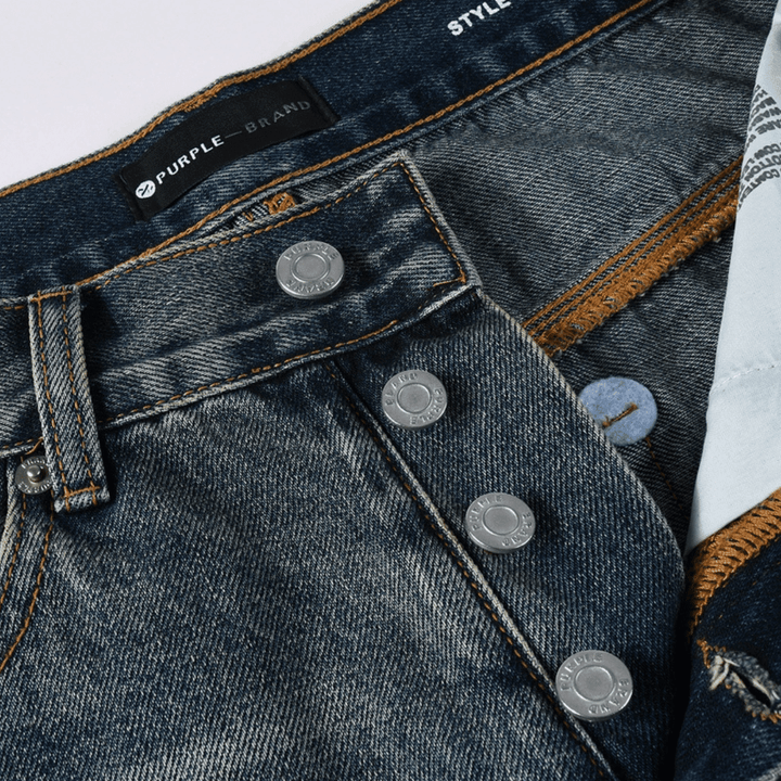 Purple Flared Blue Jeans - Novell "Fashion"