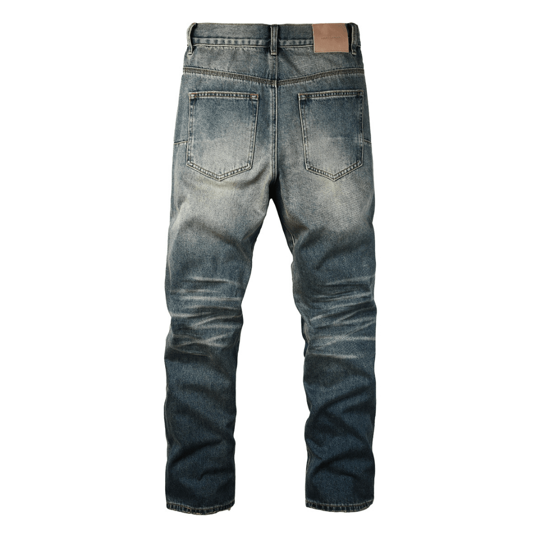 Purple Flared Blue Jeans - Novell "Fashion"
