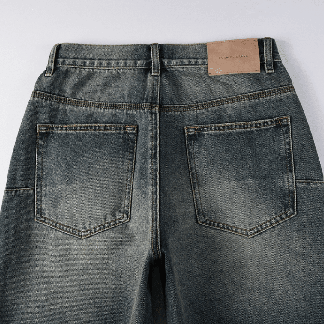 Purple Flared Blue Jeans - Novell "Fashion"