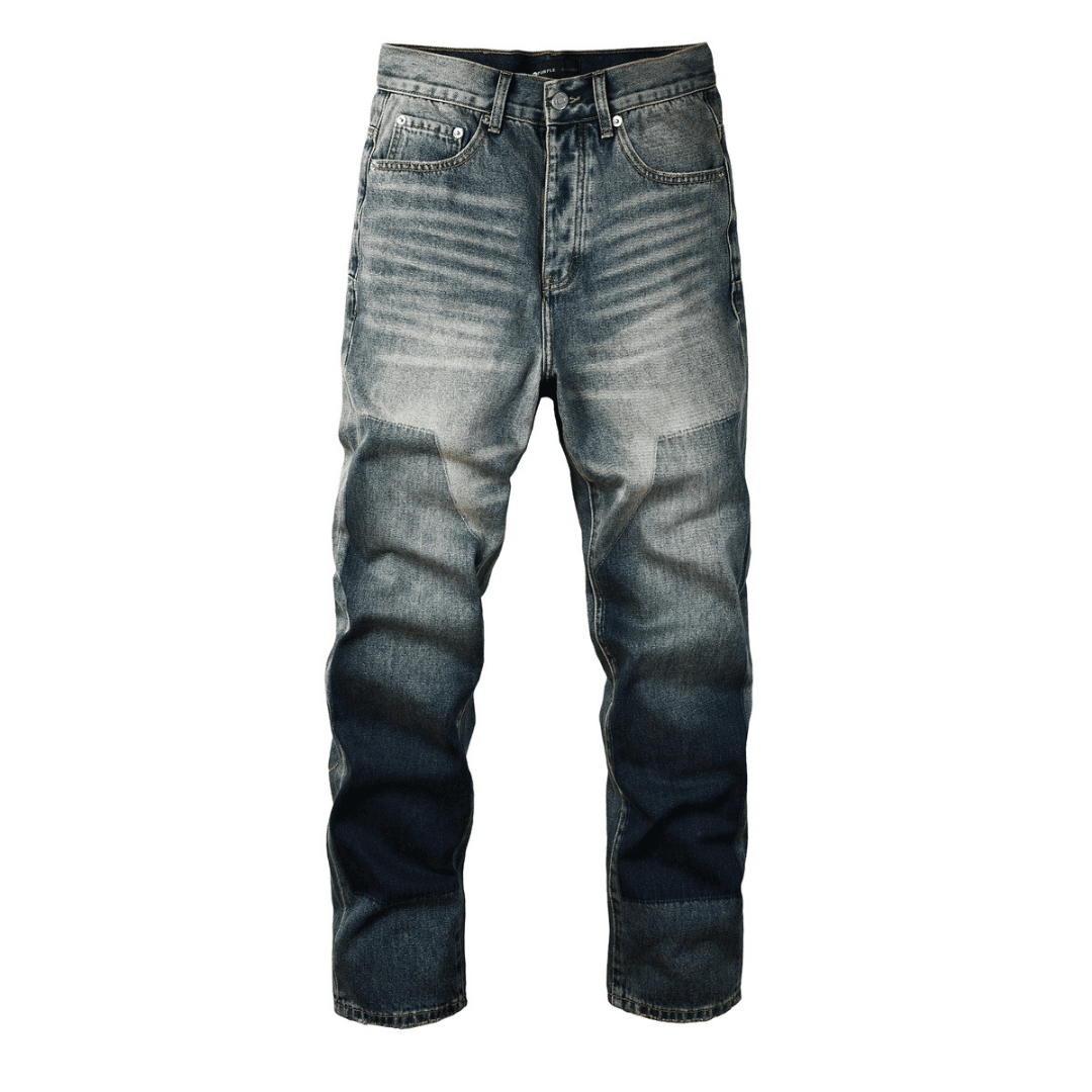 Purple Flared Blue Jeans - Novell "Fashion"