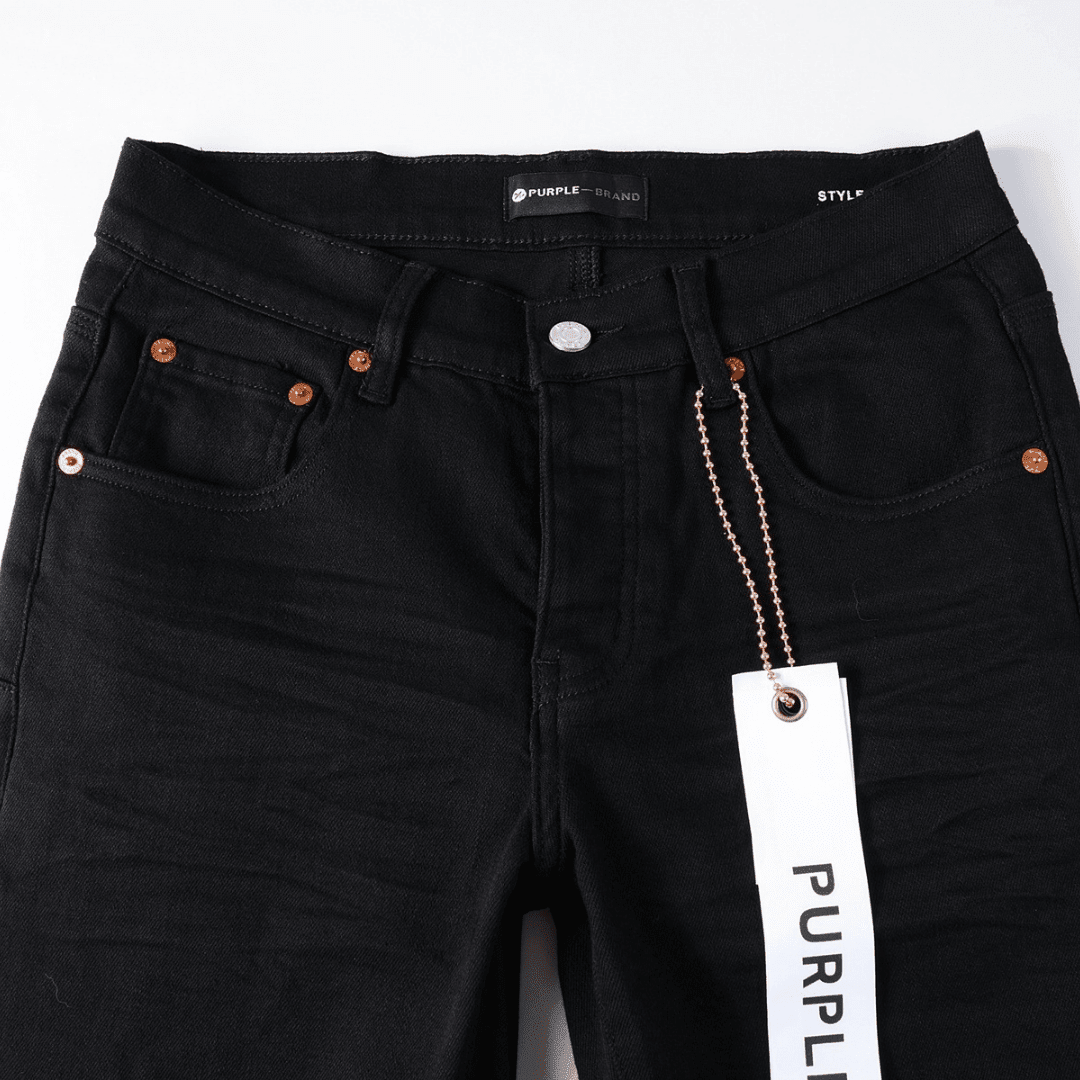 Purple Full Black Jeans - Novell "Fashion"