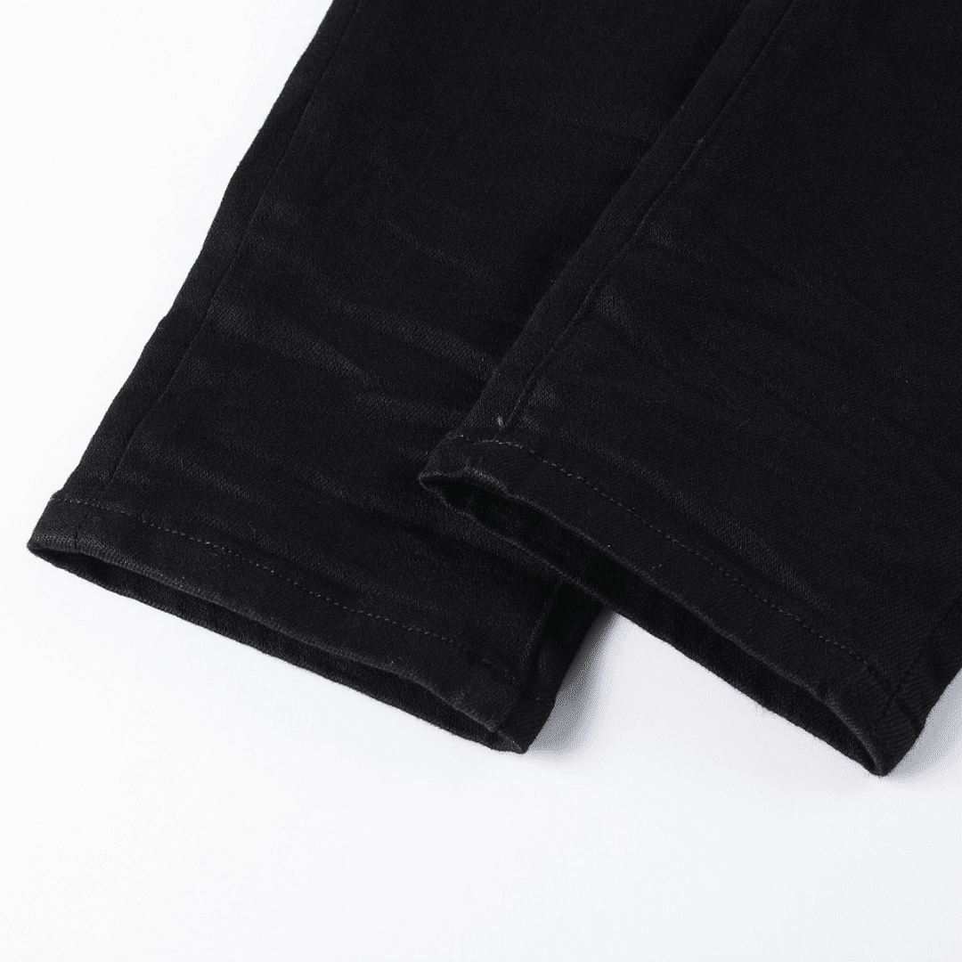 Purple Full Black Jeans - Novell "Fashion"