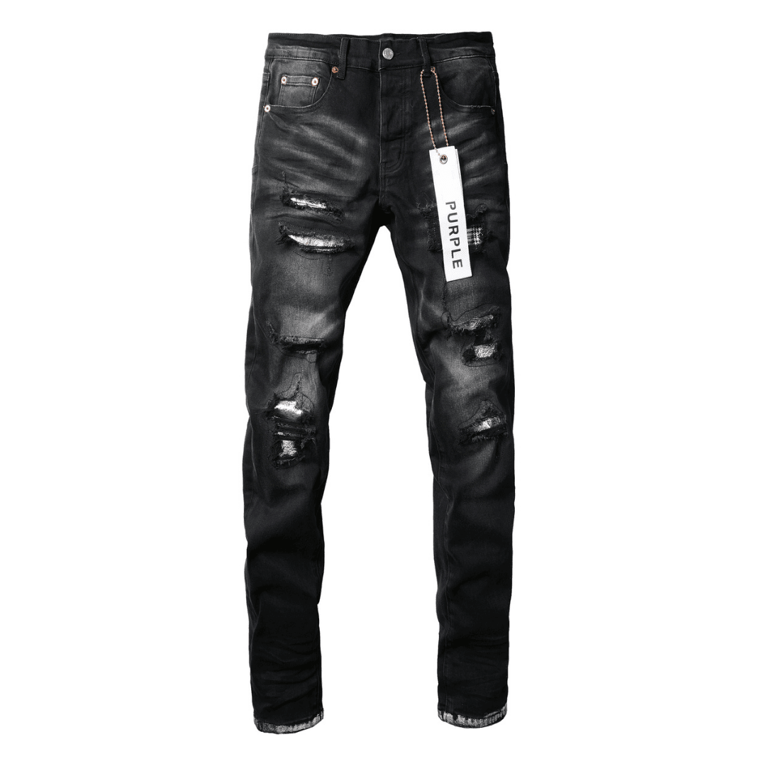Purple Gradient Black Jeans - Novell "Fashion"