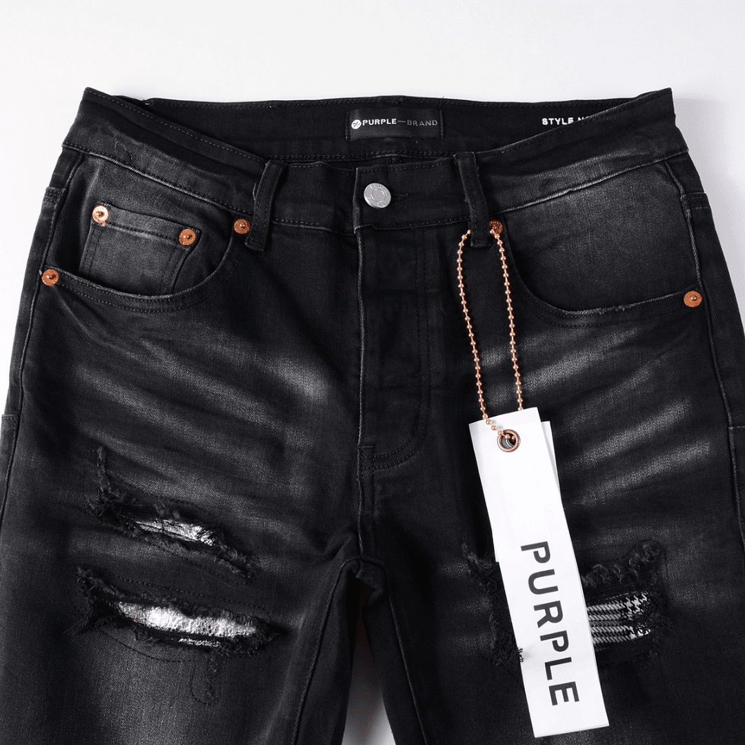 Purple Gradient Black Jeans - Novell "Fashion"