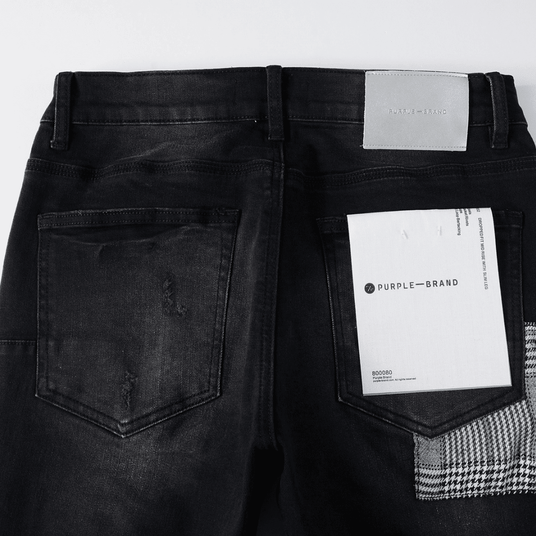 Purple Gradient Black Jeans - Novell "Fashion"