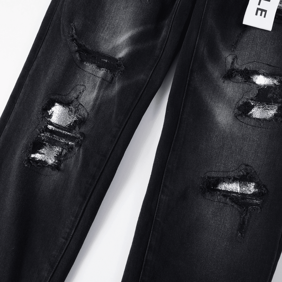 Purple Gradient Black Jeans - Novell "Fashion"