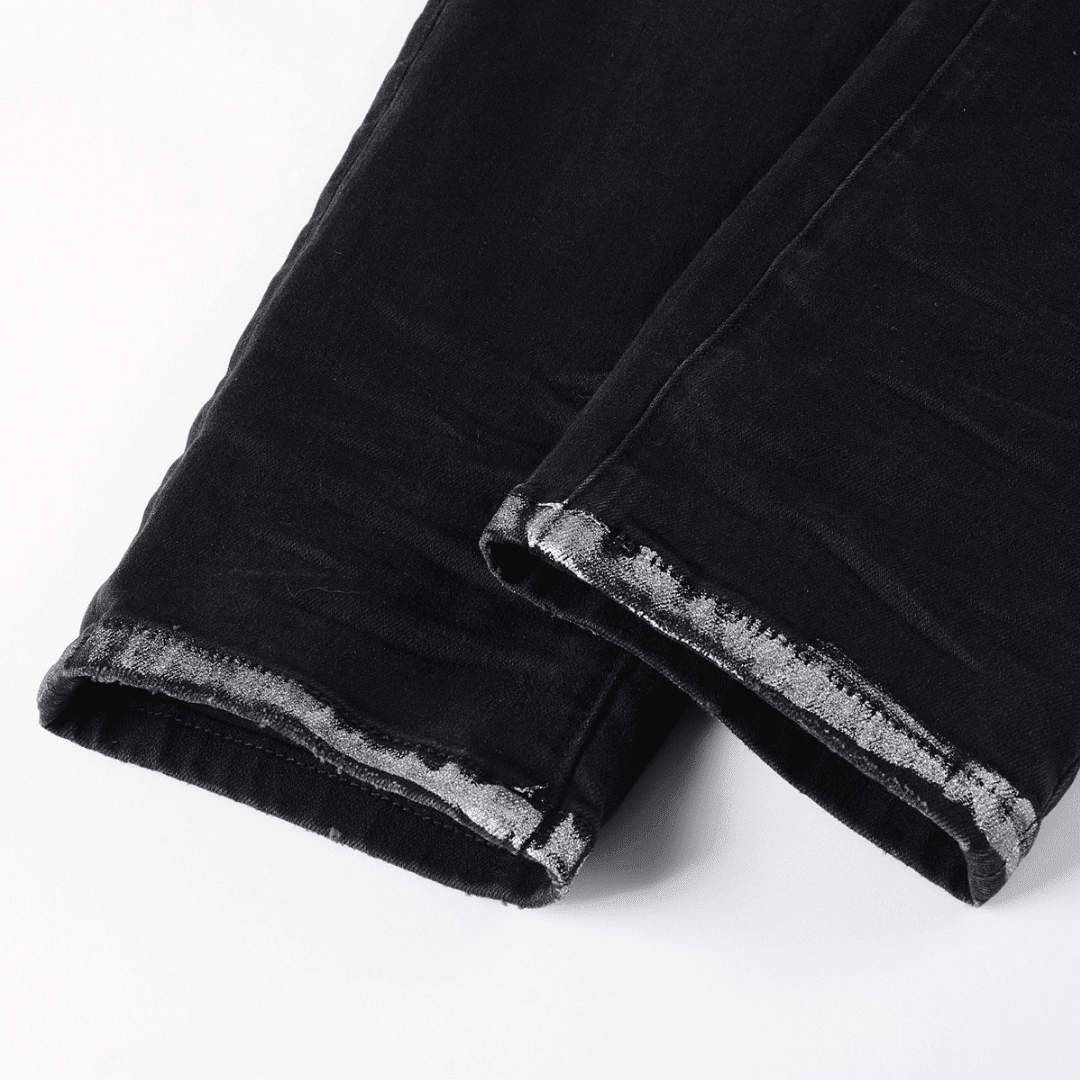 Purple Gradient Black Jeans - Novell "Fashion"