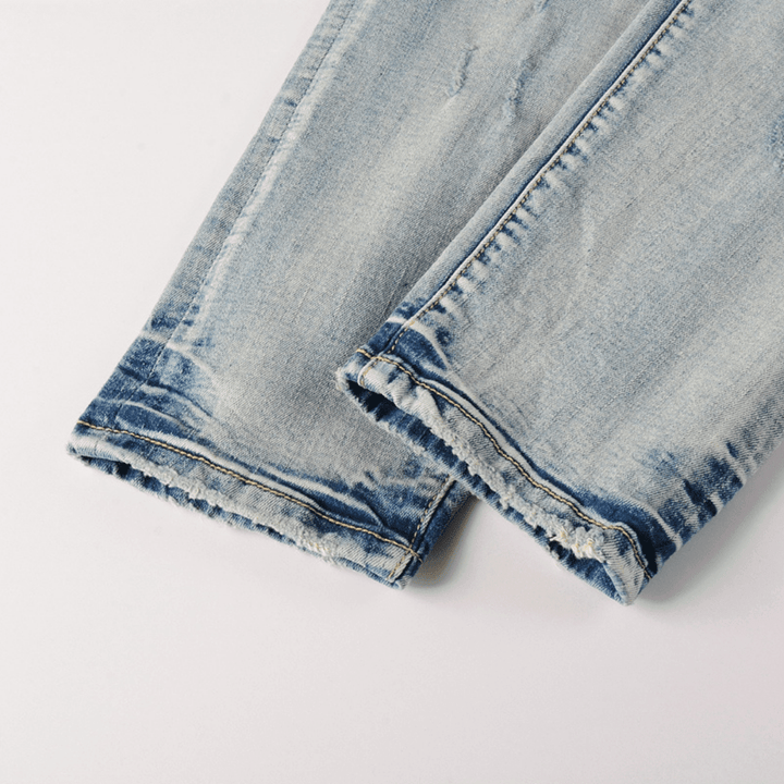 Purple Gradient Light Blue Jeans - Novell "Fashion"