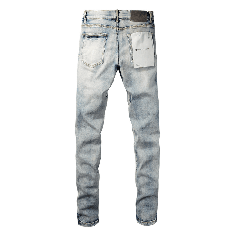 Purple Gradient Light Blue Jeans - Novell "Fashion"
