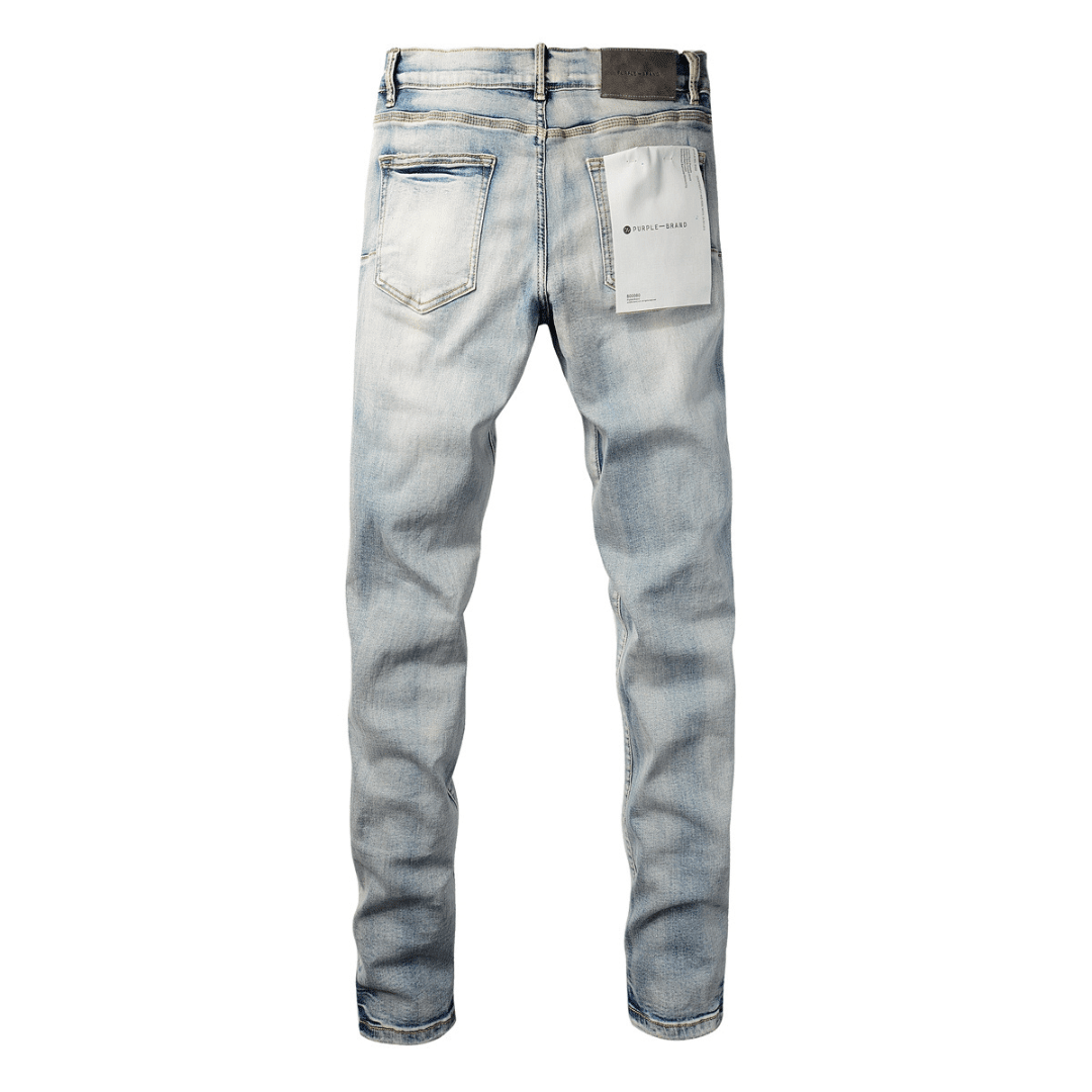 Purple Gradient Light Blue Jeans - Novell "Fashion"