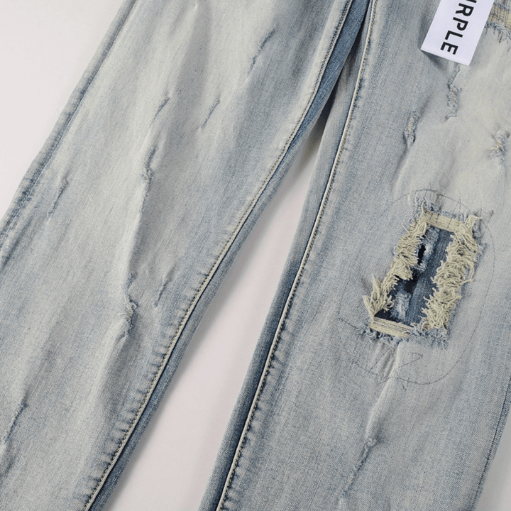 Purple Gradient Light Blue Jeans - Novell "Fashion"