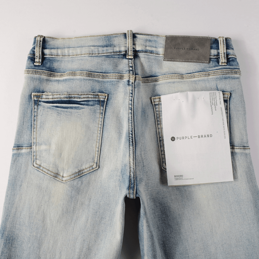Purple Gradient Light Blue Jeans - Novell "Fashion"