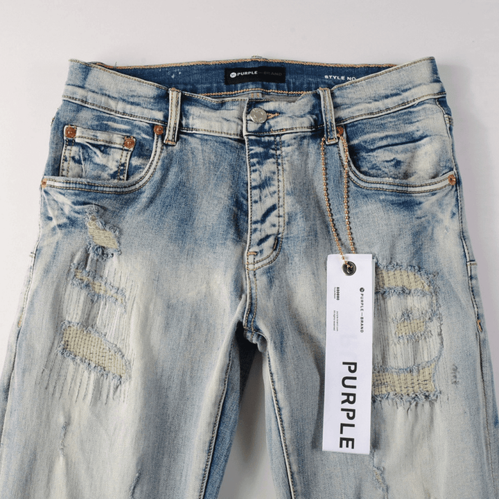 Purple Gradient Light Blue Jeans - Novell "Fashion"