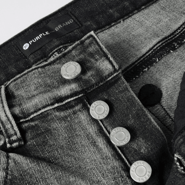 Purple Grey Ripped Jeans - Novell "Fashion"