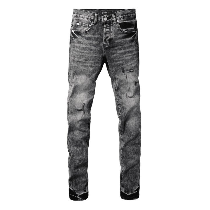 Purple Grey Ripped Jeans - Novell "Fashion"