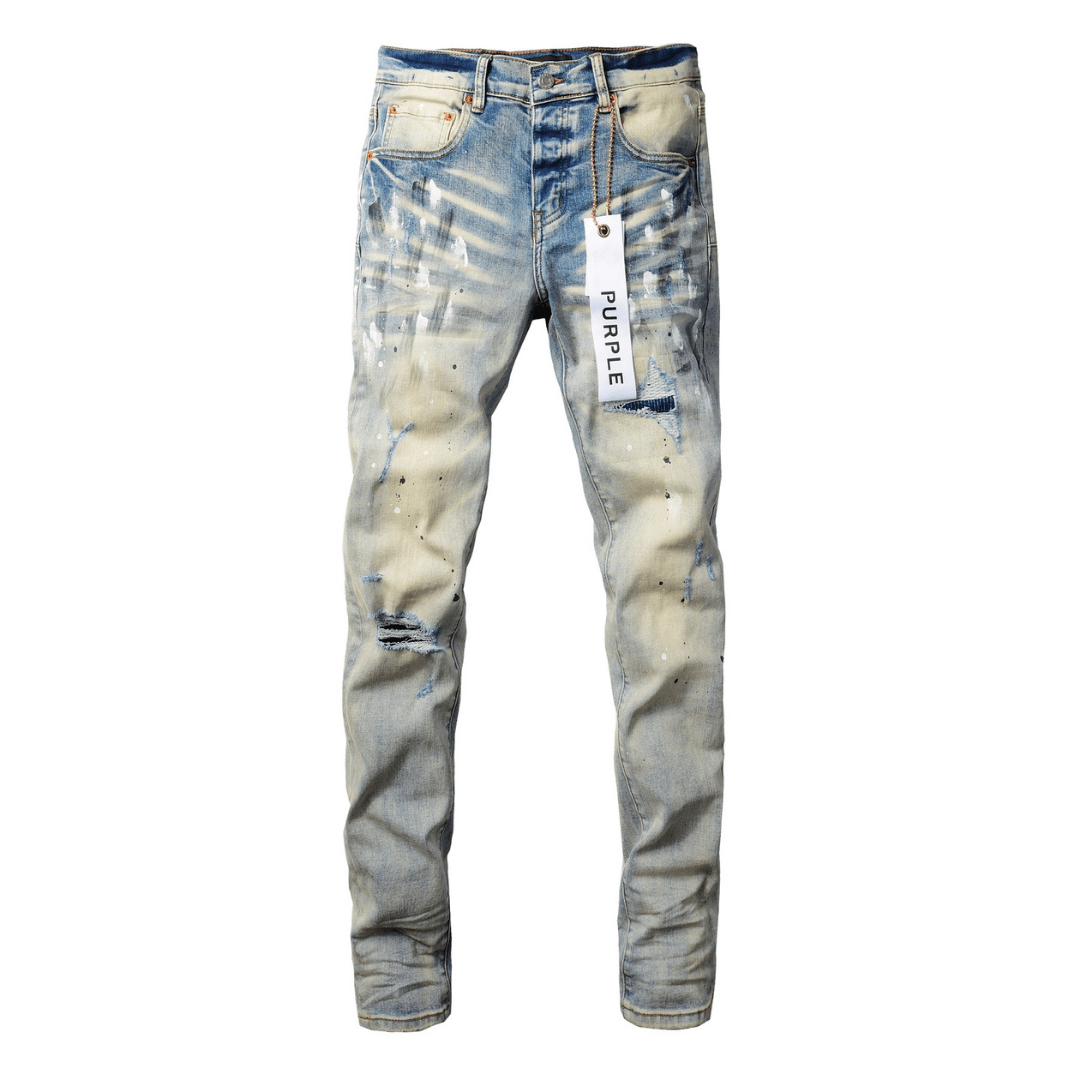 Purple Paint Blue Jeans - Novell "Fashion"