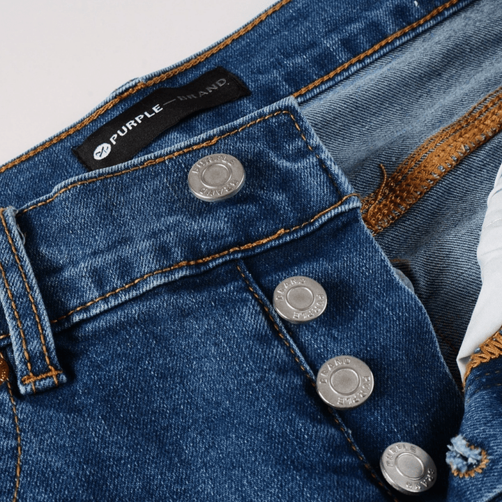 Purple Paint Gradient Blue Jeans - Novell "Fashion"