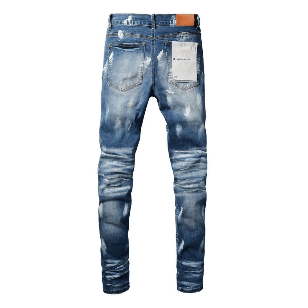 Purple Paint Gradient Blue Jeans - Novell "Fashion"