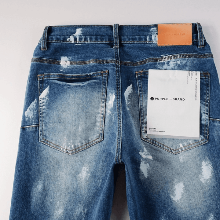 Purple Paint Gradient Blue Jeans - Novell "Fashion"