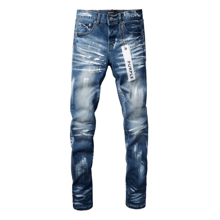 Purple Paint Gradient Blue Jeans - Novell "Fashion"