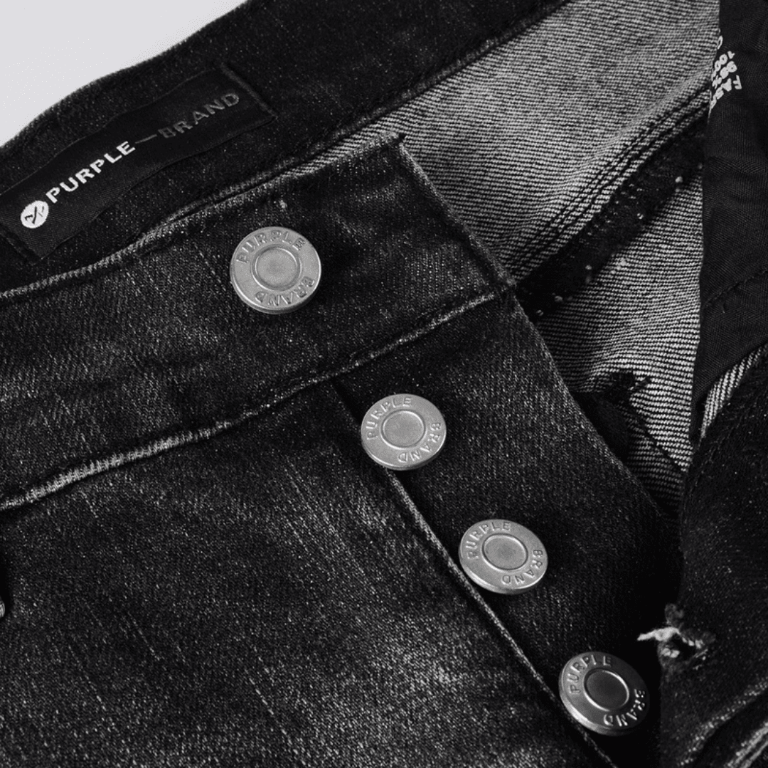Purple Paint Ripped Jeans - Novell "Fashion"