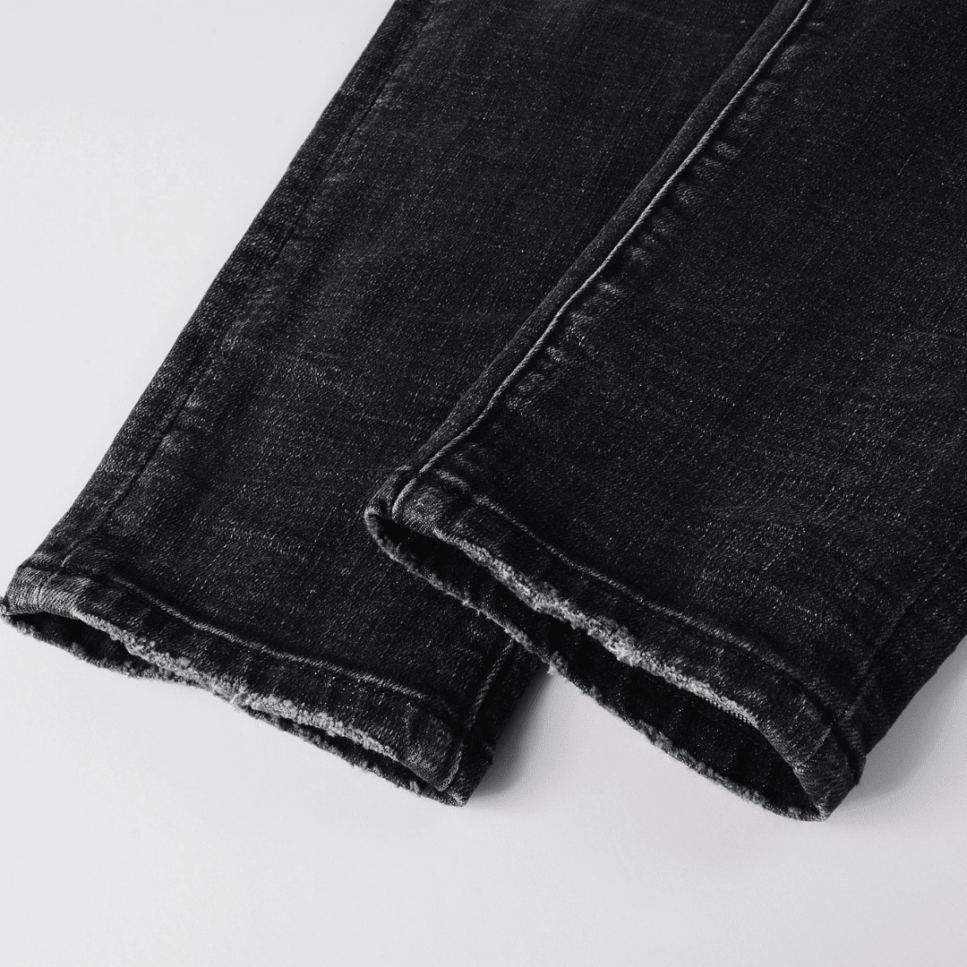 Purple Ripped Grey Black Jeans - Novell "Fashion"