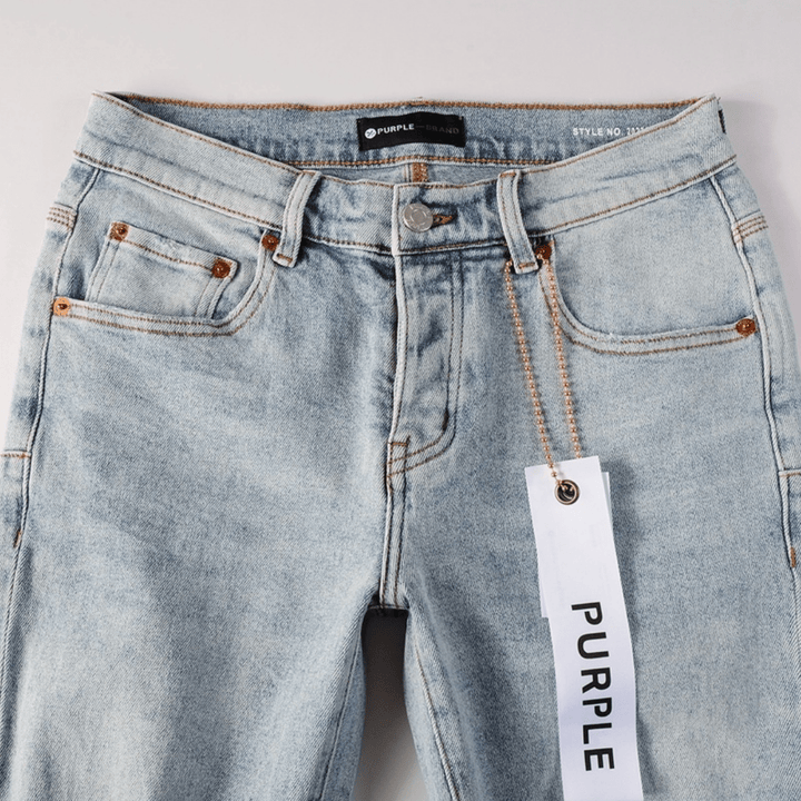 Purple Triple Ripped Jeans - Novell "Fashion"
