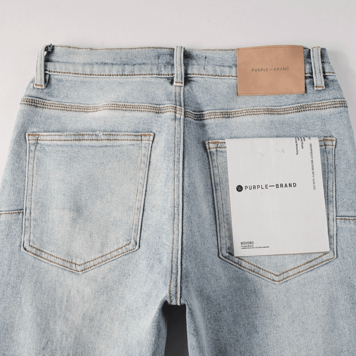 Purple Triple Ripped Jeans - Novell "Fashion"