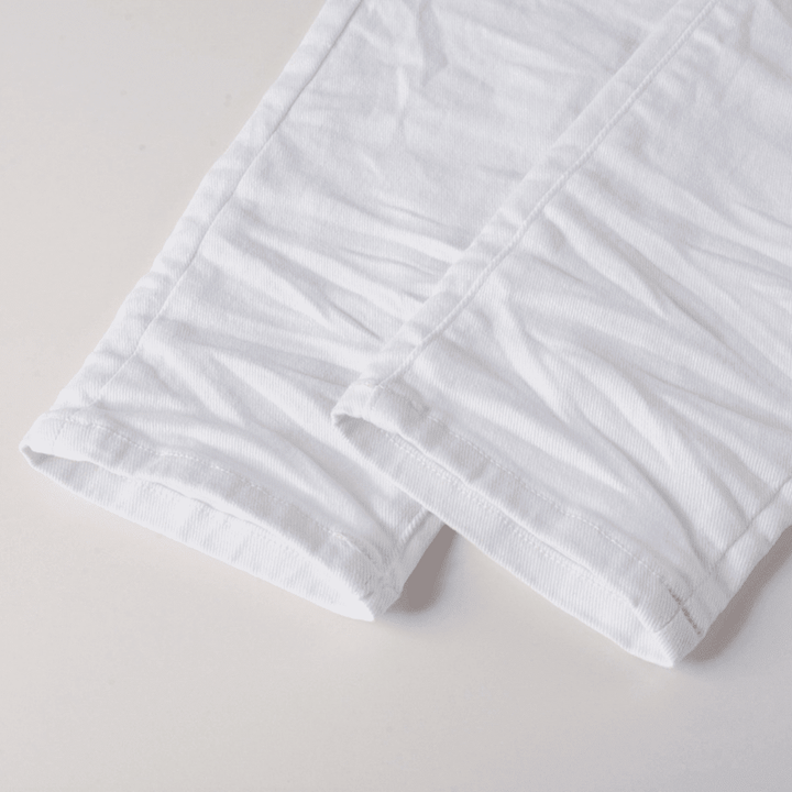 Purple White Jeans - Novell "Fashion"