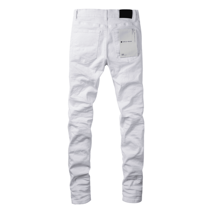 Purple White Jeans - Novell "Fashion"