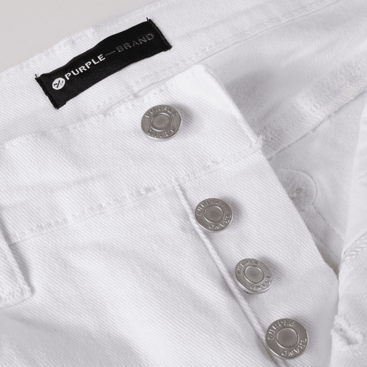 Purple White Jeans - Novell "Fashion"
