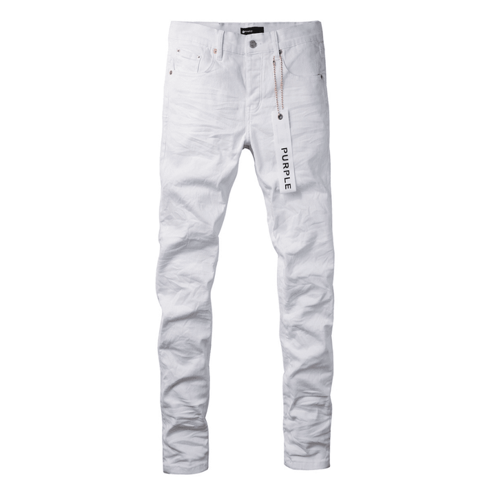 Purple White Jeans - Novell "Fashion"