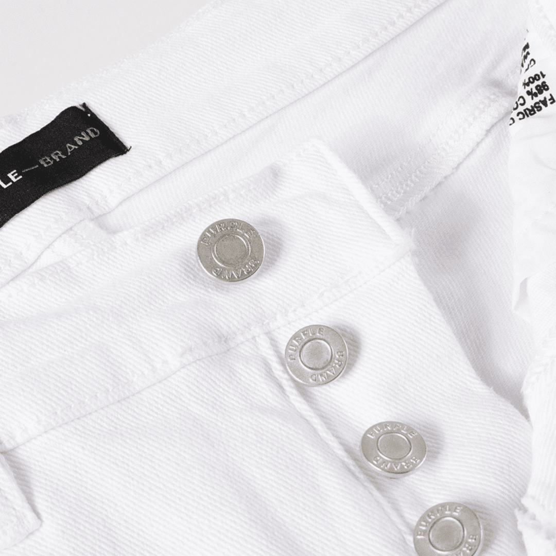 Purple White Paint Jeans - Novell "Fashion"