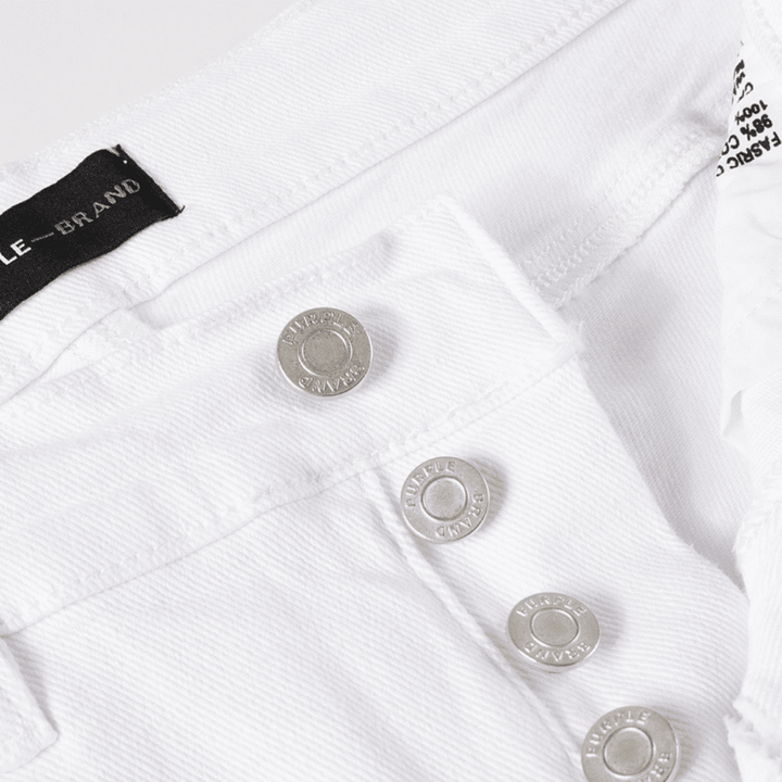 Purple White Paint Jeans - Novell "Fashion"