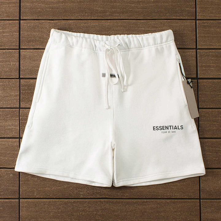 'ESSENCE' Shorts White