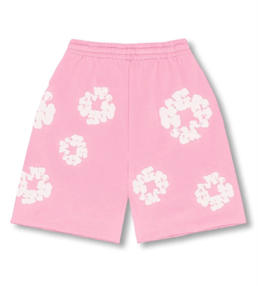 'FLOWER SHORTS' PINK