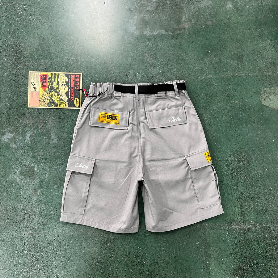 'Alcatraz' Cargo Shorts Grey