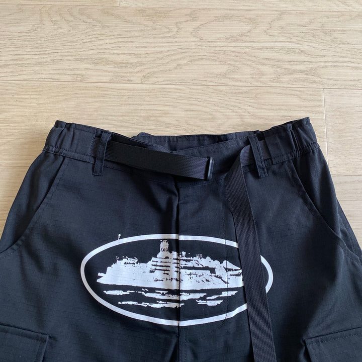 'Alcatraz' Cargo Shorts Black