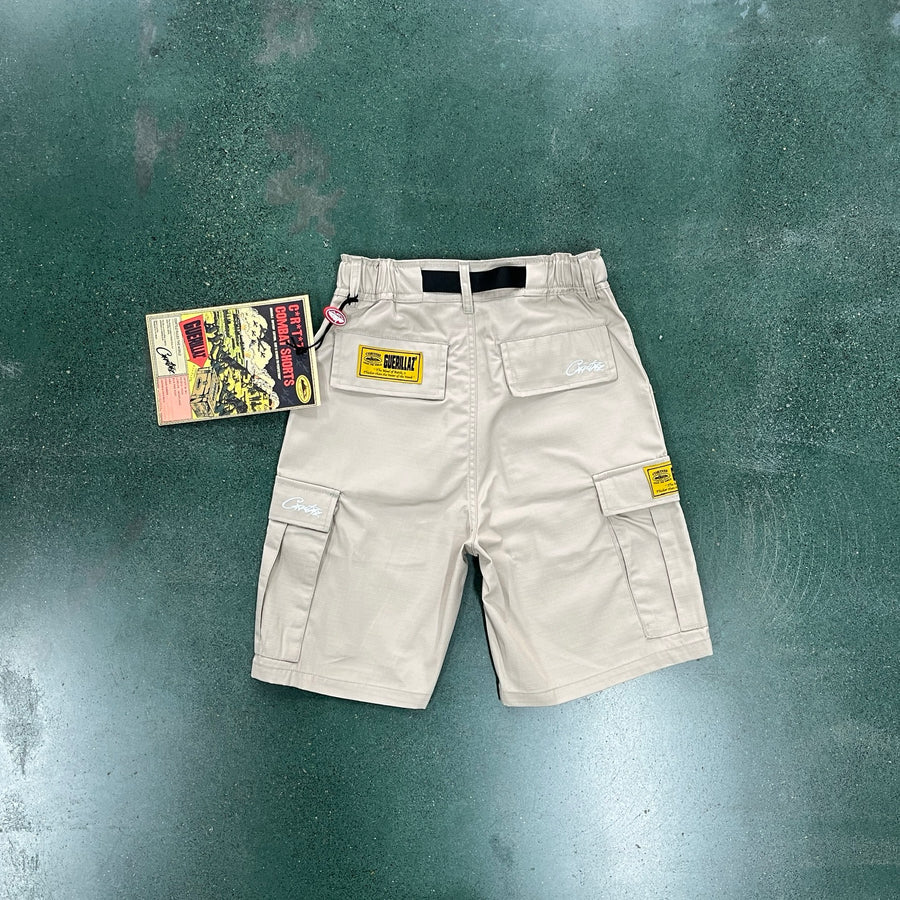 'Alcatraz' Cargo Shorts Beige