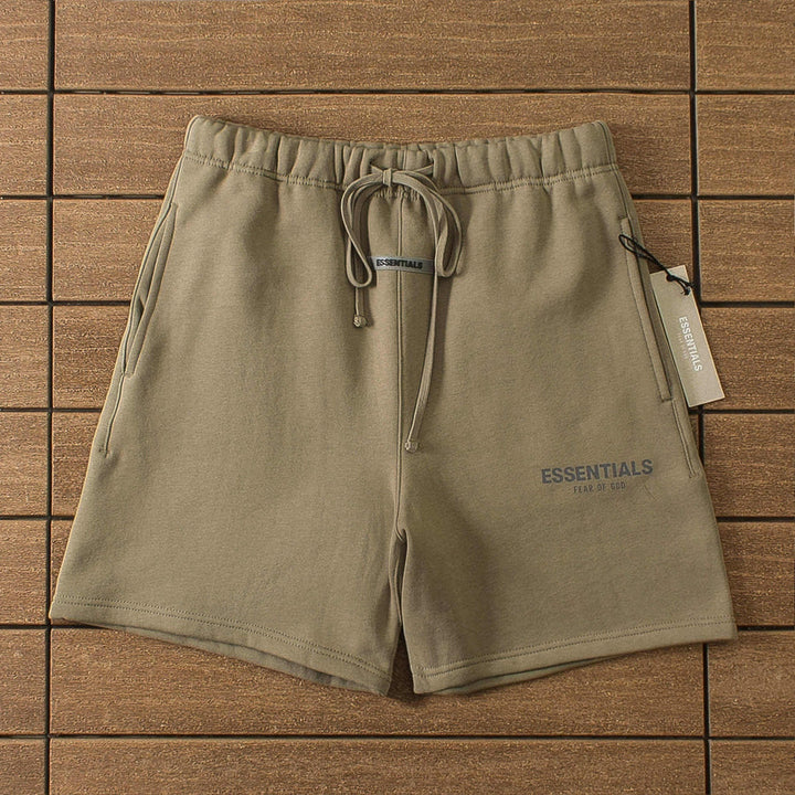 'ESSENCE' Shorts Brown