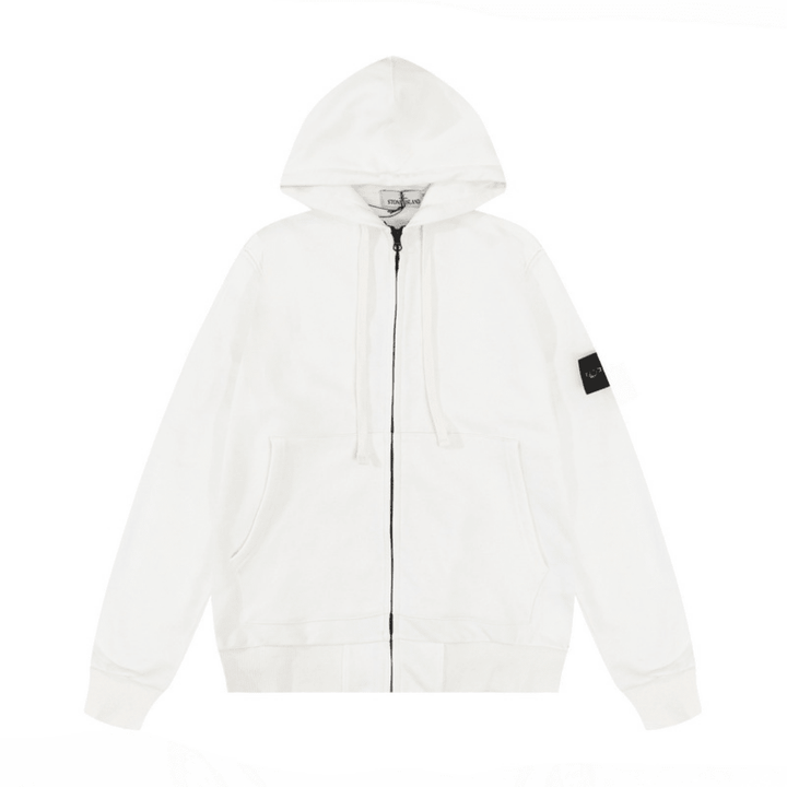 Stone Monogram Zip Hoodie - Novell "Fashion"