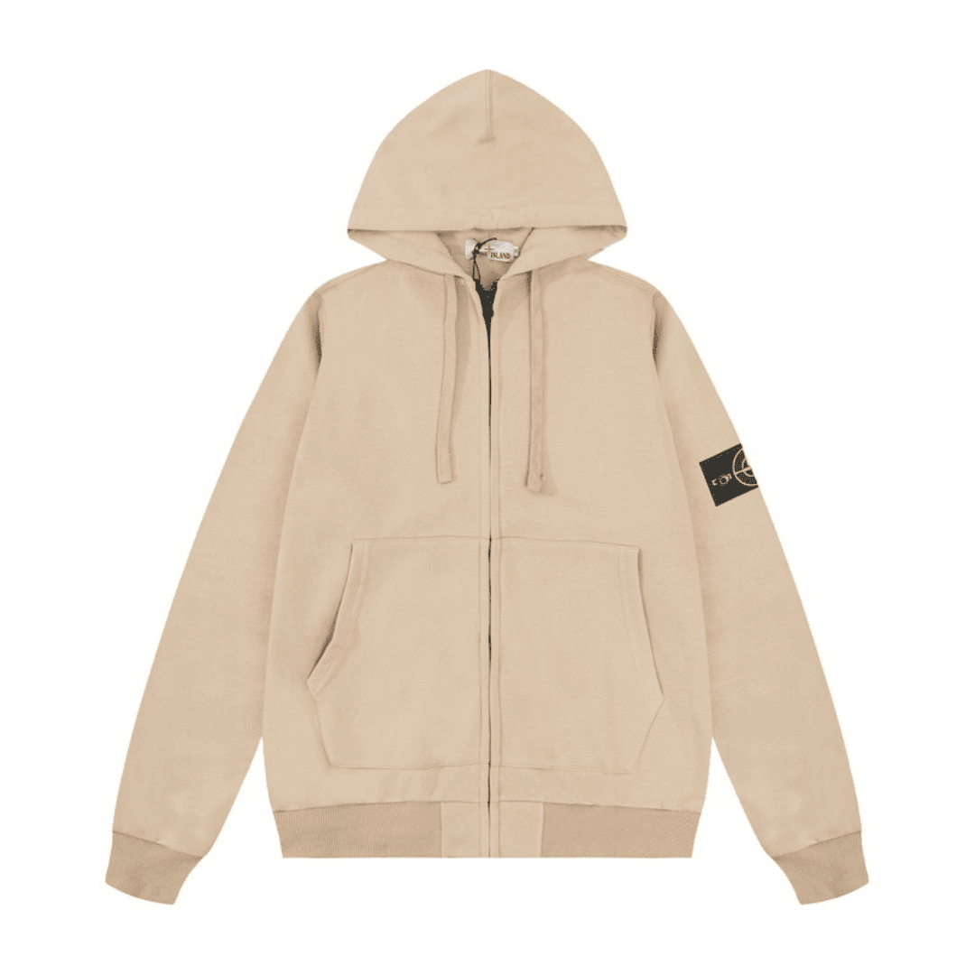 Stone Monogram Zip Hoodie - Novell "Fashion"