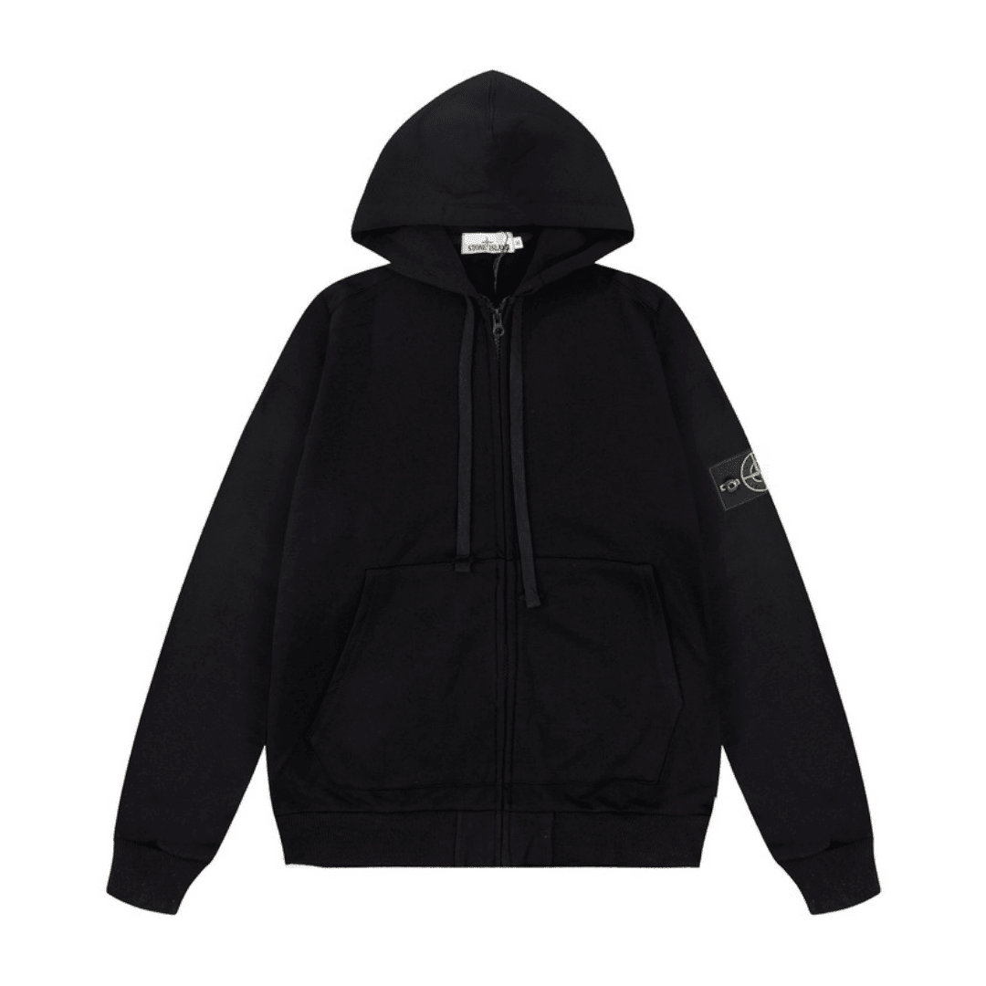 Stone Monogram Zip Hoodie - Novell "Fashion"