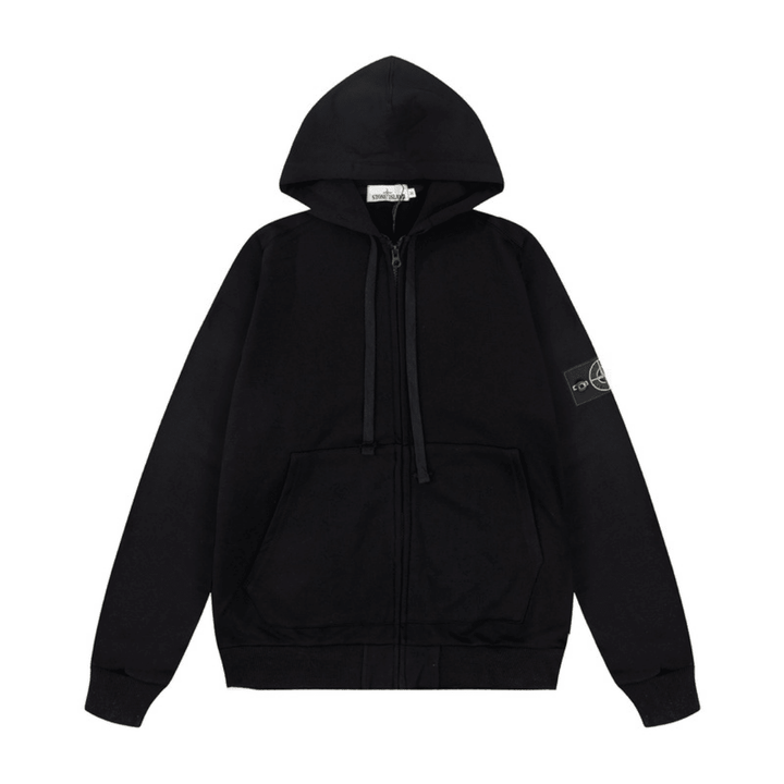 Stone Monogram Zip Hoodie - Novell "Fashion"