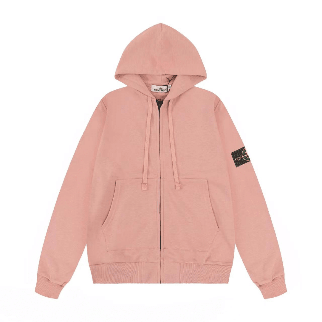 Stone Monogram Zip Hoodie - Novell "Fashion"