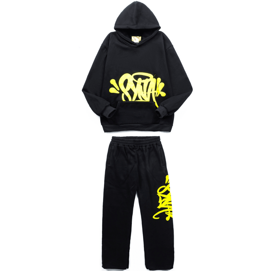 Syna Monogram Black Tracksuit - Nov - ell - fas - ion