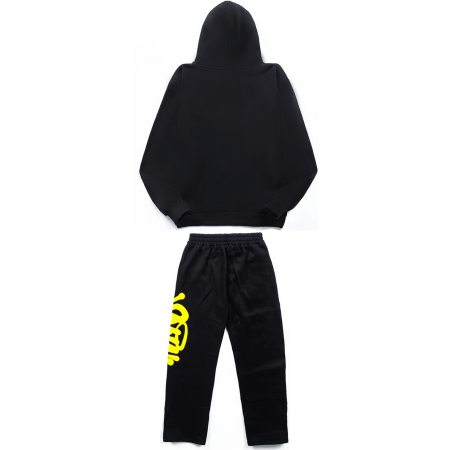 Syna Monogram Black Tracksuit - Nov - ell - fas - ion